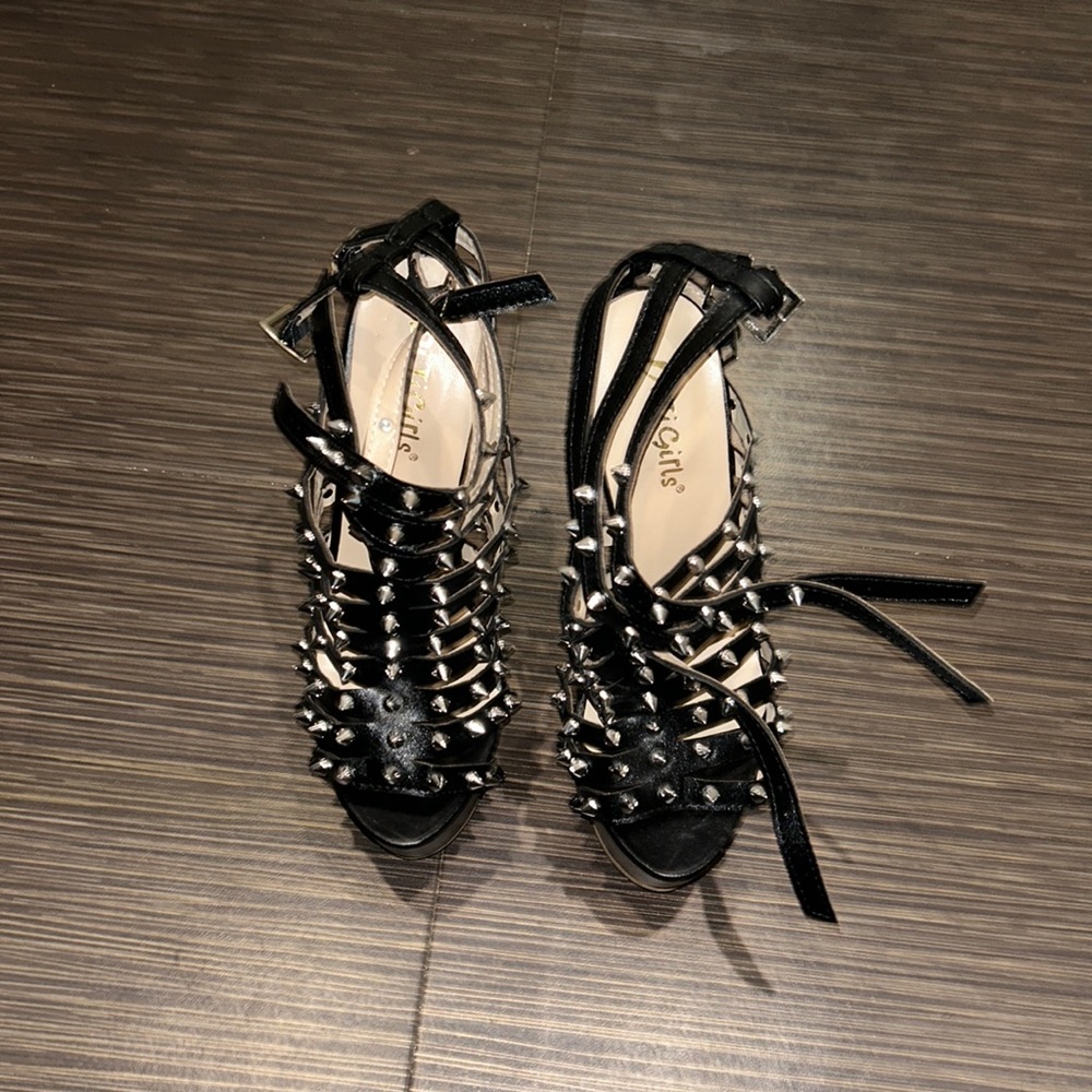 DijiGirls Spiked Platform High Heels